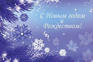 С наступающим Новым годом и Рождеством!